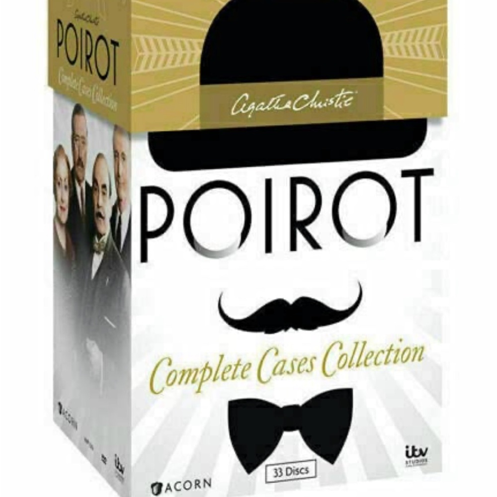 Agatha Christies Poirot:Complete series Collection DVD 33-Disc Box Set